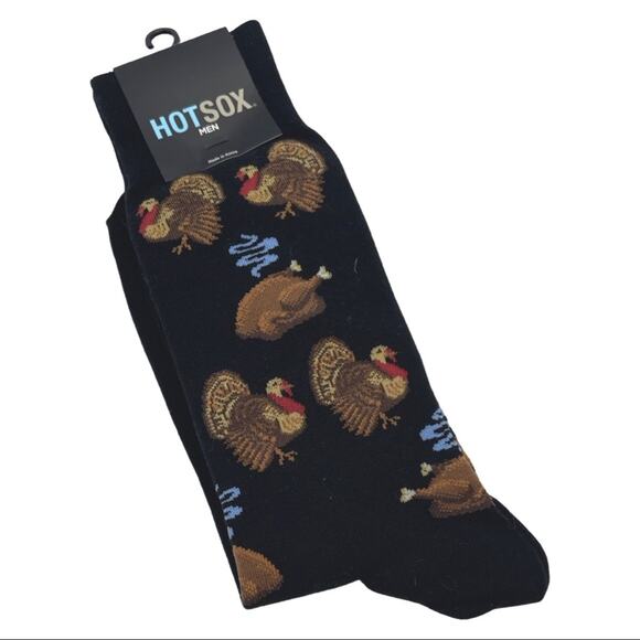 TURKEY - THANKSGIVING socks - NEW - Picture 1 of 4